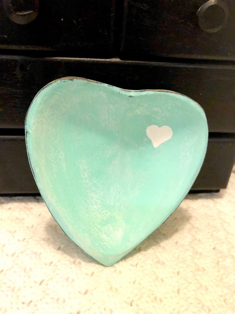 Heart Trinket Bowl Makeover