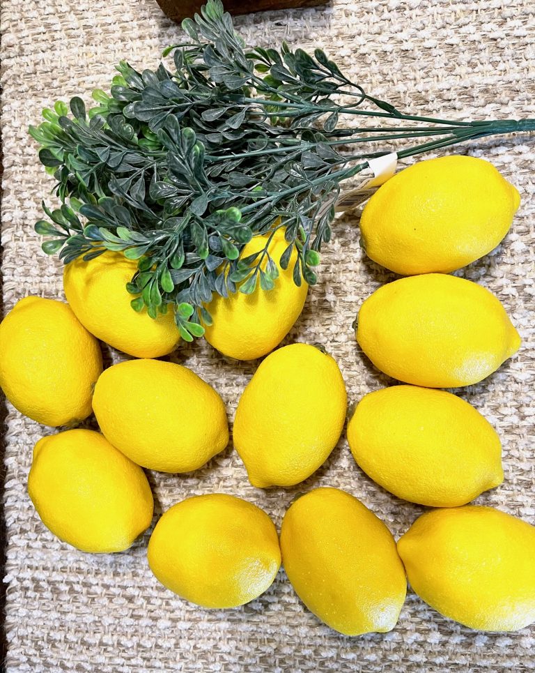 Thrifted Lemon Apothecary Jar