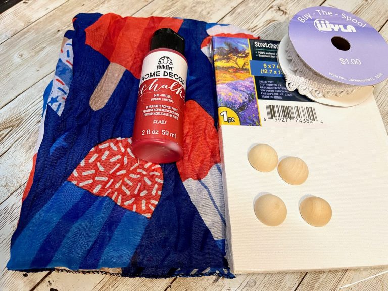 Dollar Tree Patriotic Canvas