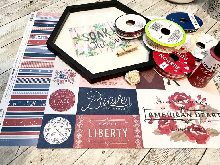 Dollar Tree Patriotic Frame
