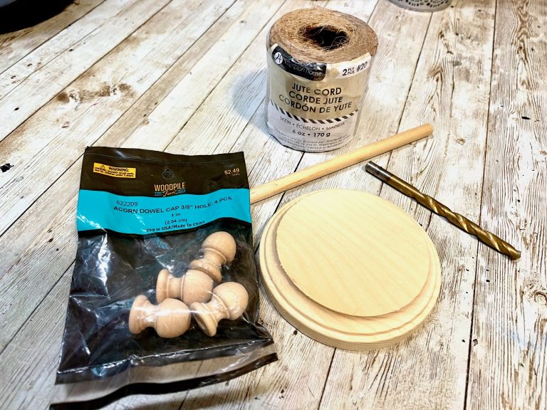 DIY Twine Holder Supplies