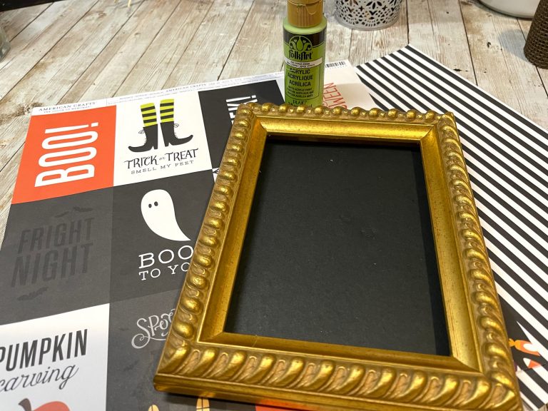 Halloween Thrift Store Frame