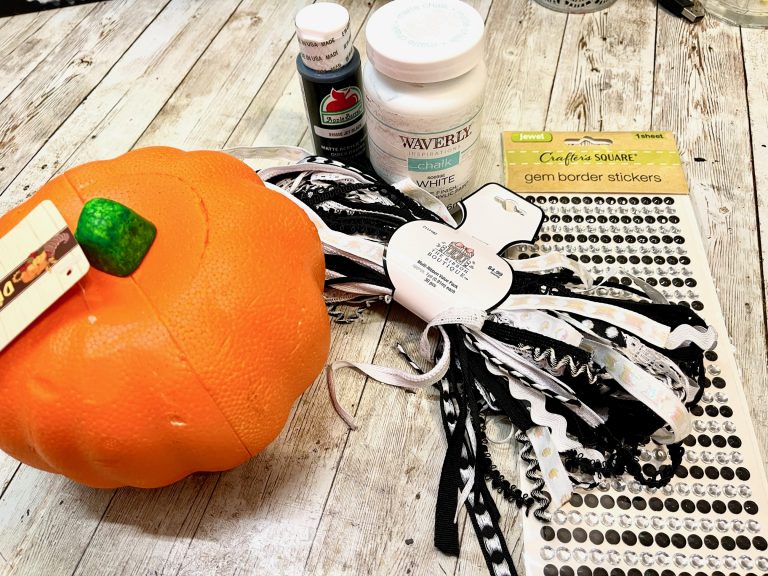 DIY Dollar Tree Glam Pumpkin