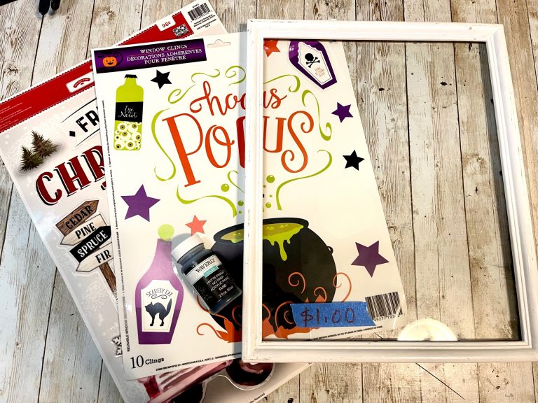 DIY Thrift Store Changeable Frame