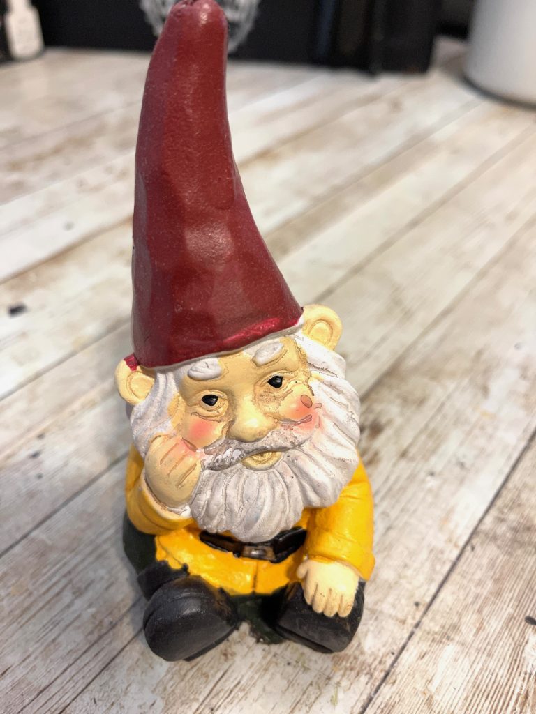 Dollar Tree Gnome Halloween Makeover