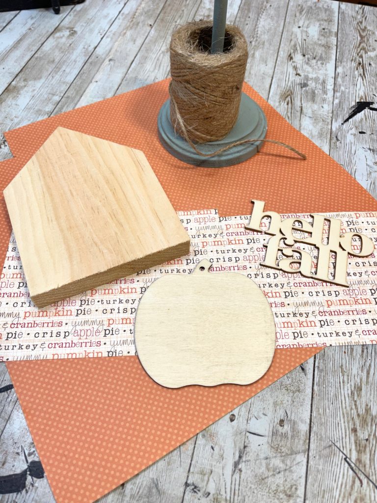 Fall Tier Tray Sign