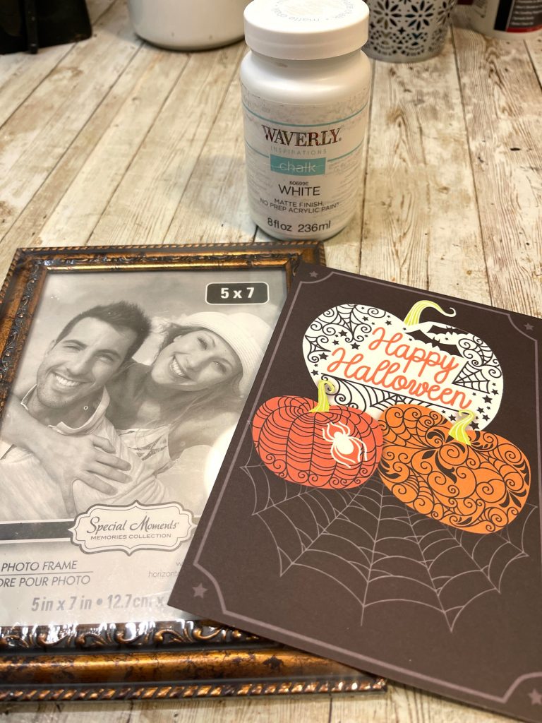 DIY Dollar Tree Halloween Frame