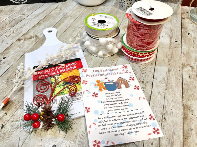 DIY Dollar Tree Cocoa Sign