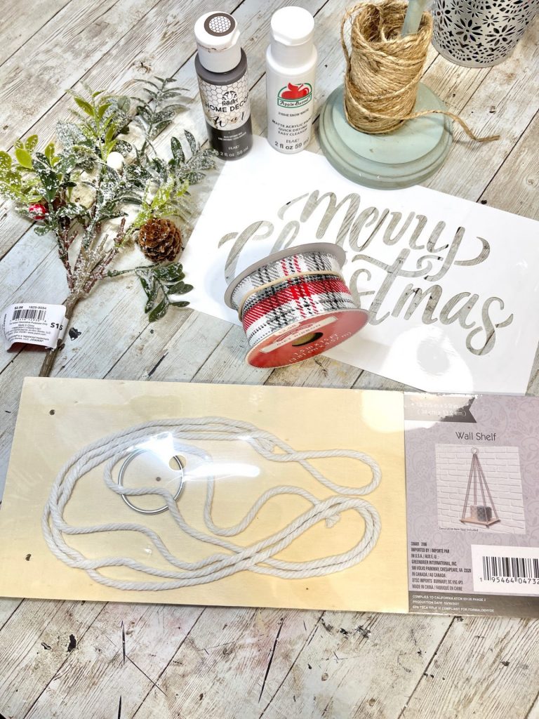 DIY Merry Christmas Sign