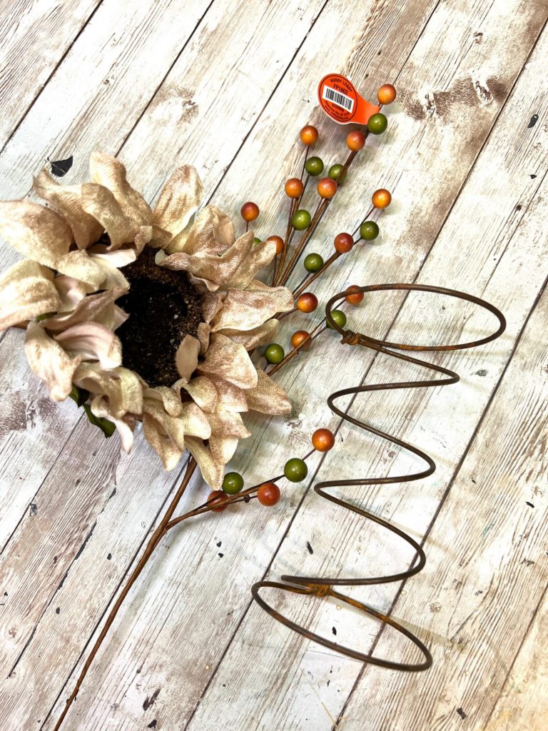 Fall Sunflower Bed Spring