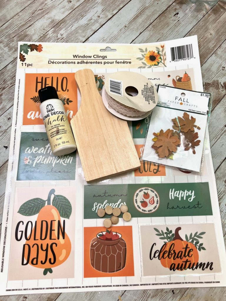 DIY Fall Mini Cutting Board