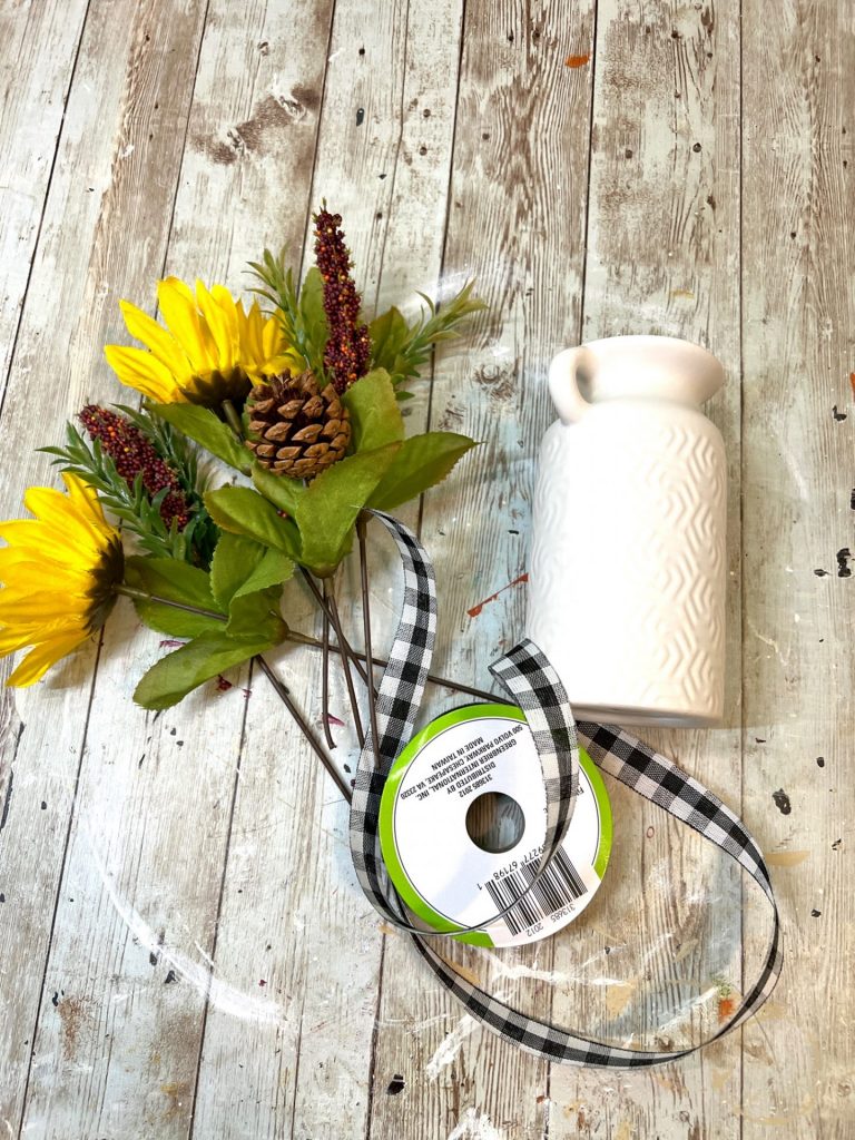 Dollar Tree Sunflower Arrangement