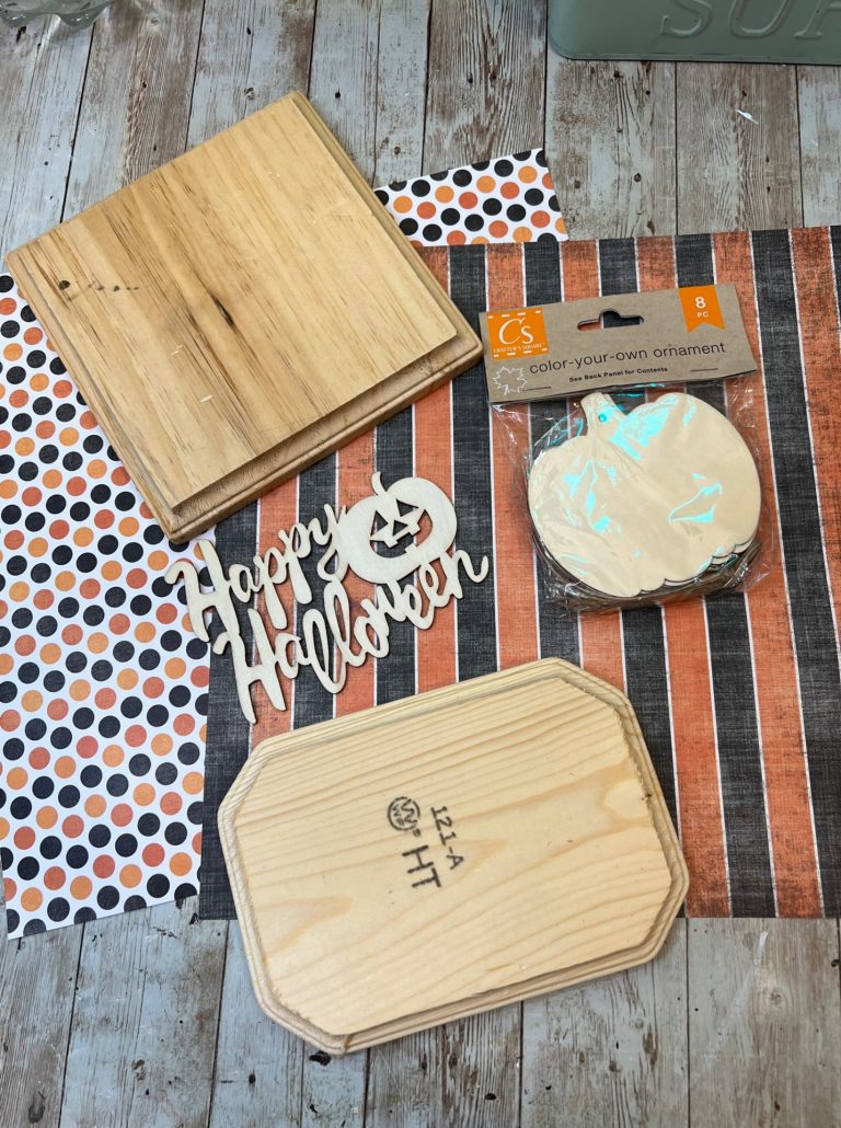 Dollar Tree Halloween Plaques
