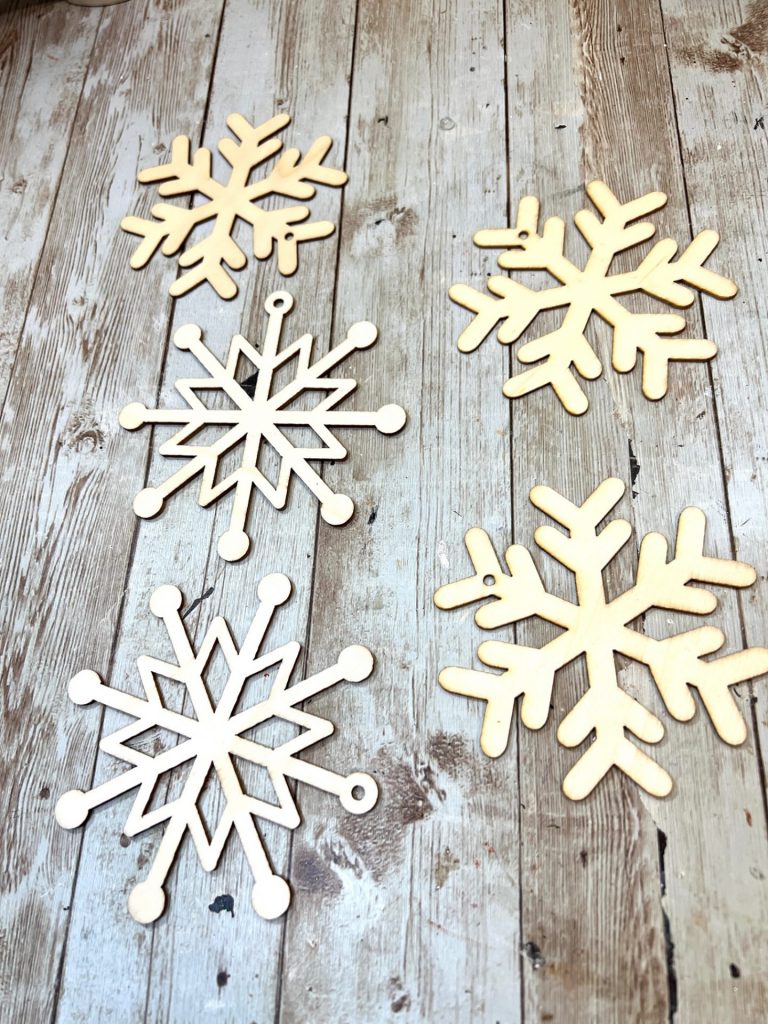 DIY Gingerbread Cookie Snowflakes