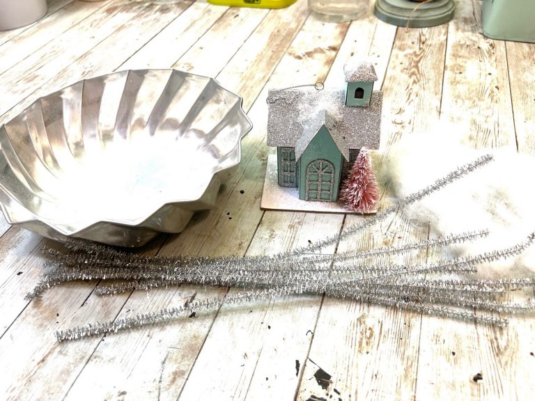 DIY Jello Mold Winter Scene