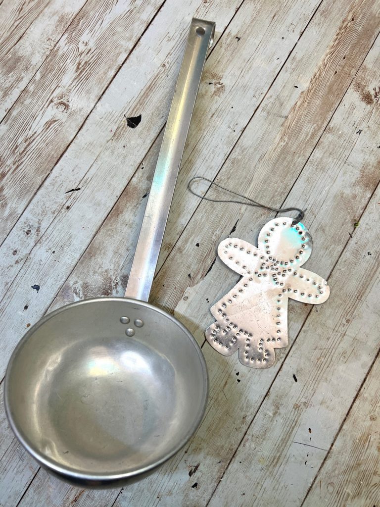 DIY Gingerbread Ladle Decoration