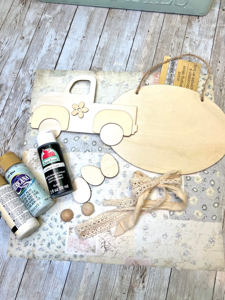 DIY Easter Truck Sign