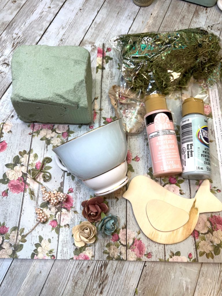 DIY Spring Tea Cup