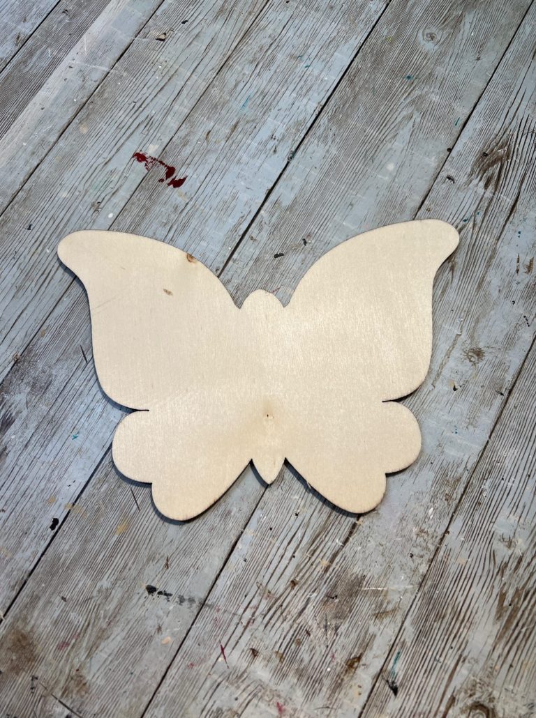Rustic Americana Butterfly Sign