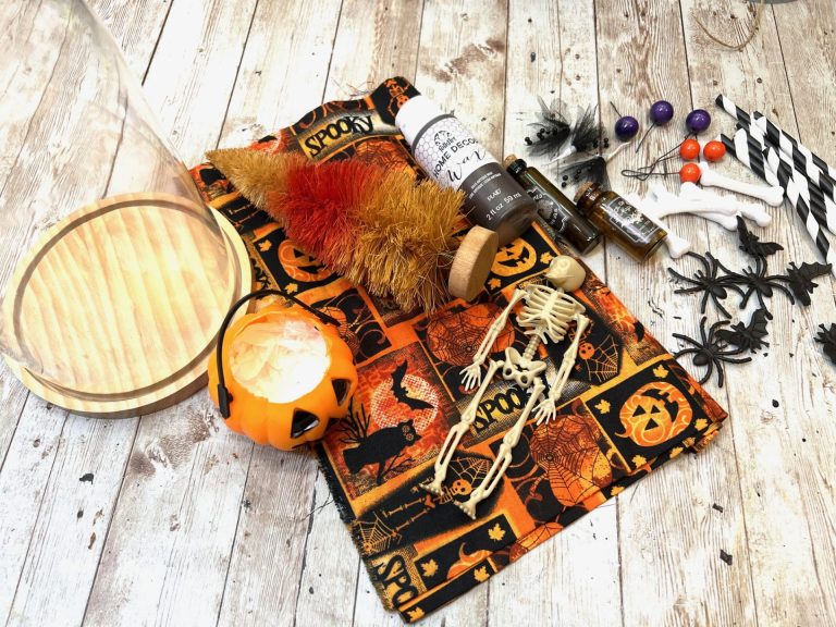 DIY Vintage Style Halloween Cloche