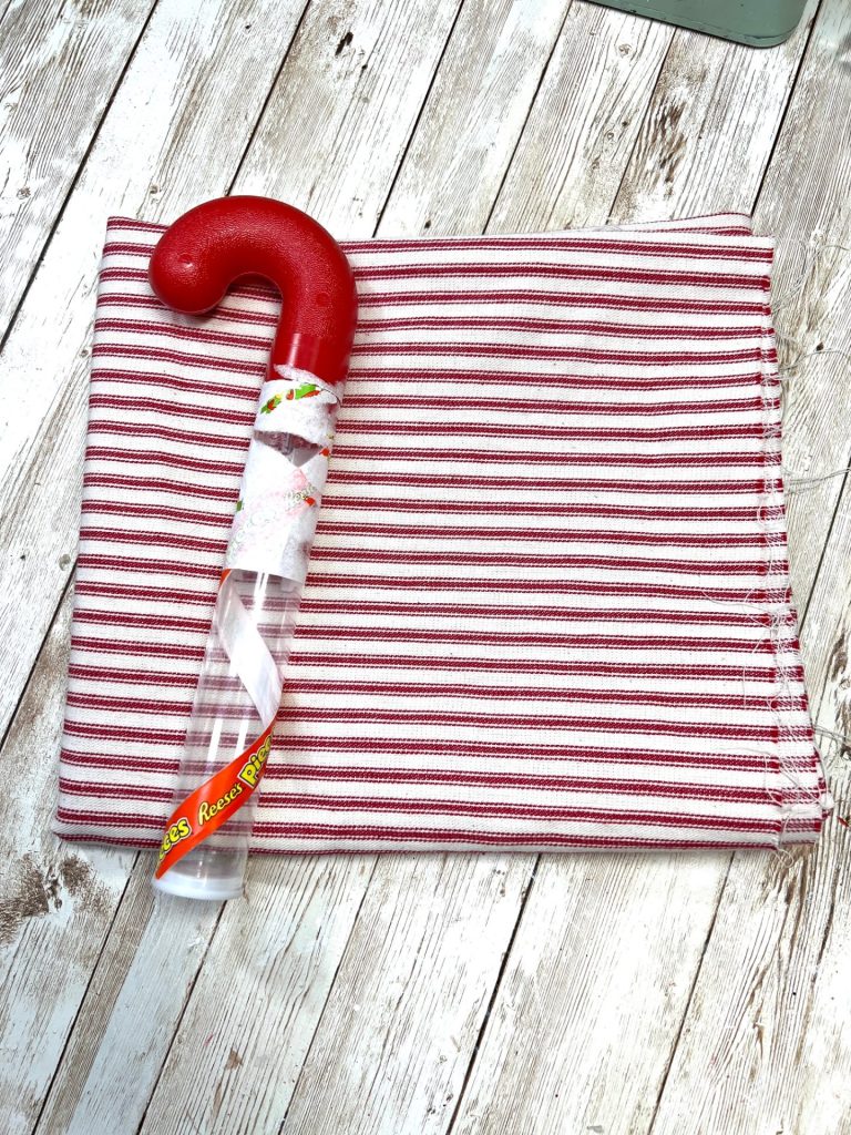 DIY Candy Cane Bowl Filler