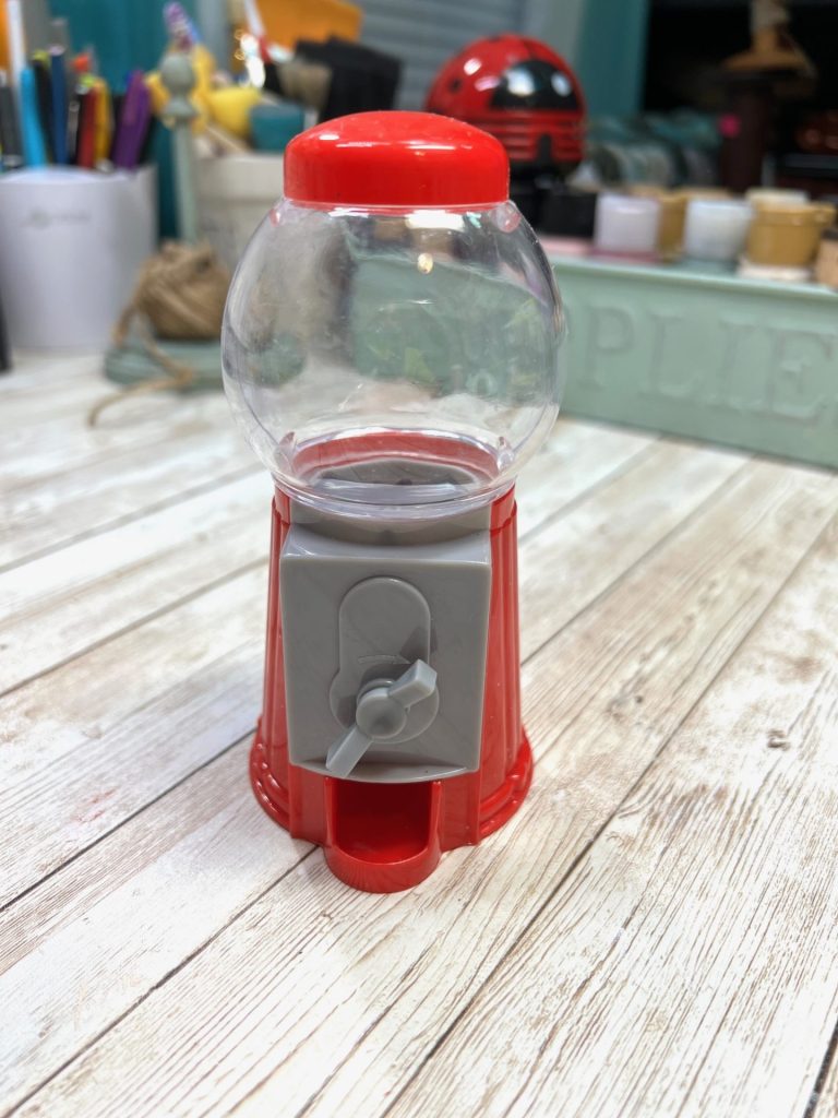 DIY Gingerbread Gumball Machine