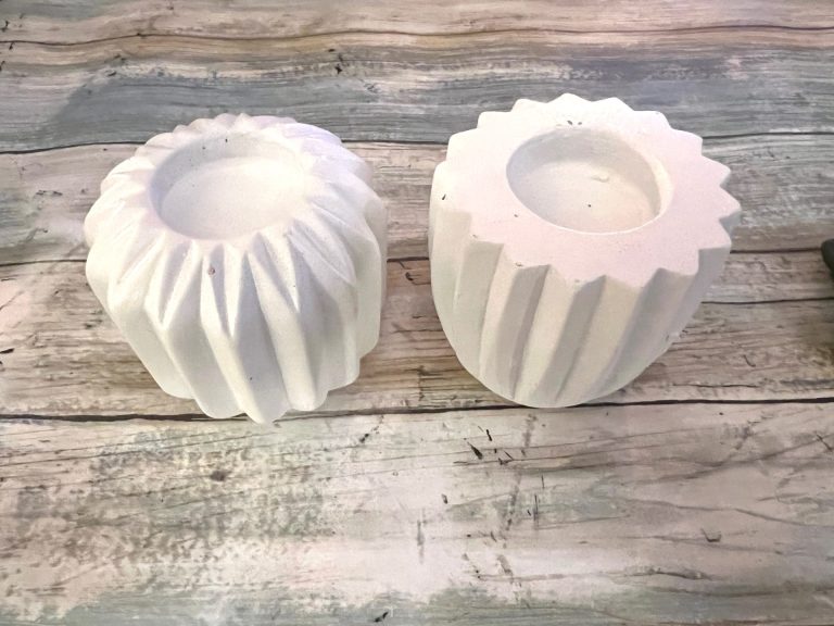 DIY Dollar Tree Candle Holder Planters
