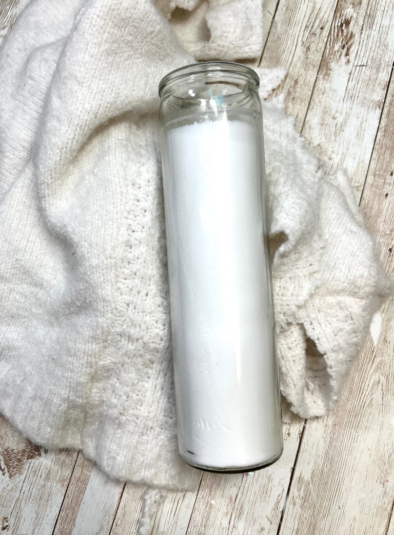 Dollar Tree Sweater Candle