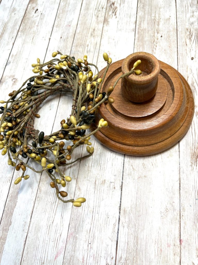 DIY Primitive Candle Holder