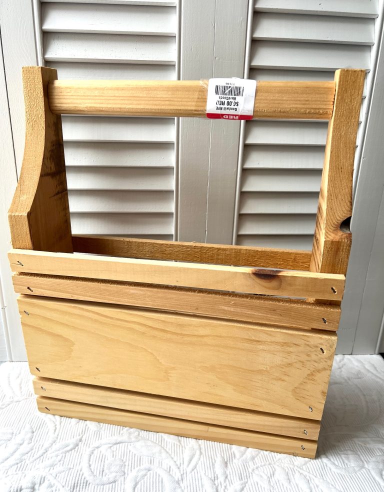 Thrifted Magazine Holder Makeover