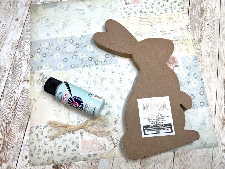 Dollar Tree Shabby Chic Bunnies