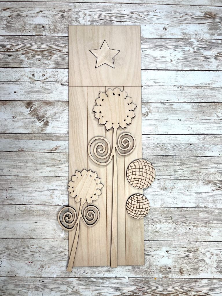DIY Sunflower American Flag