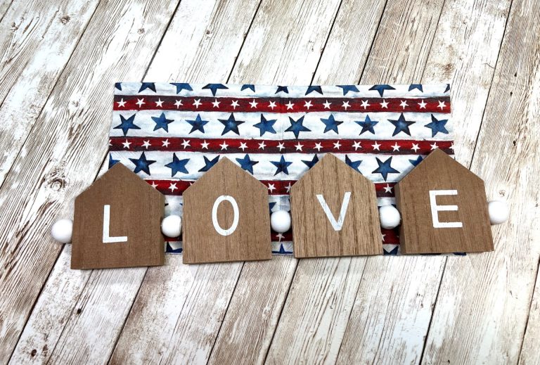 Dollar Tree Patriotic Home Sign