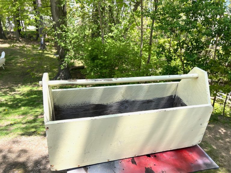 DIY Patriotic Tool Box Planter