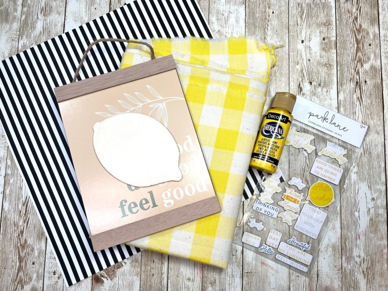 DIY Lemon Hanging Sign