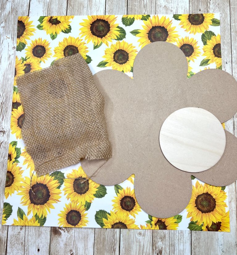DIY Sunflower Hanger
