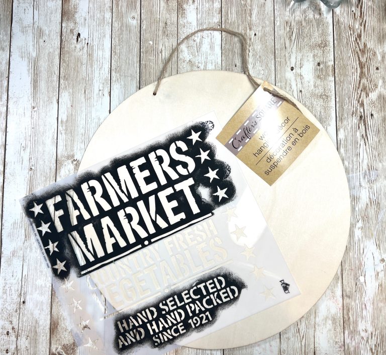 Dollar Tree Farmhouse Farmers Market Sign