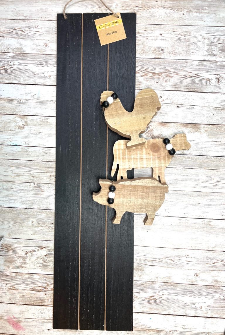 DIY Dollar Store Farmhouse Sign