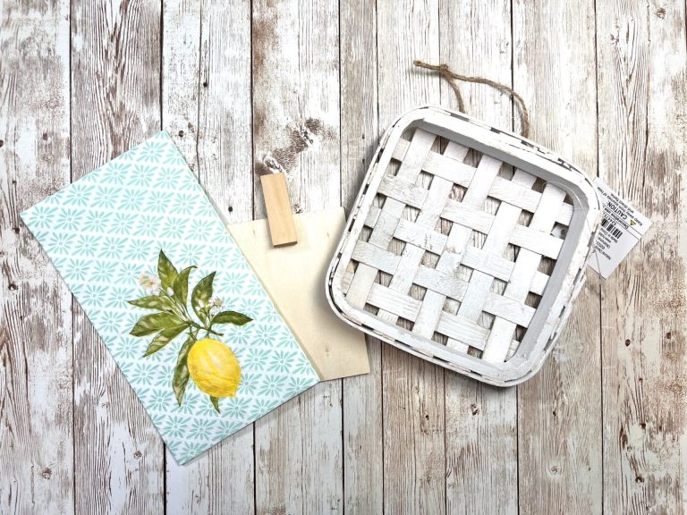 DIY Lemon Tobacco Basket