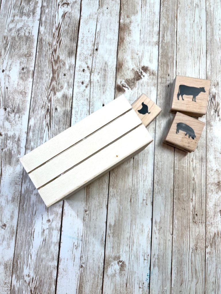 Dollar Tree Farmhouse Crate Planter