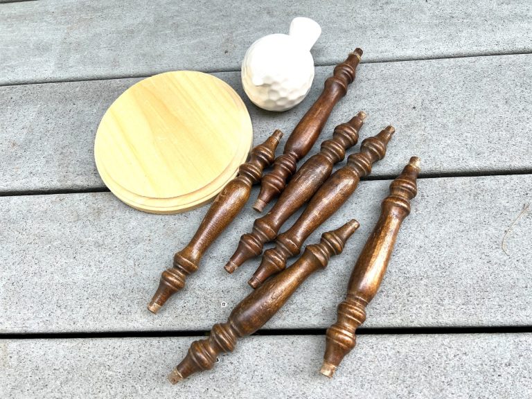 DIY Spindle Wind Chime