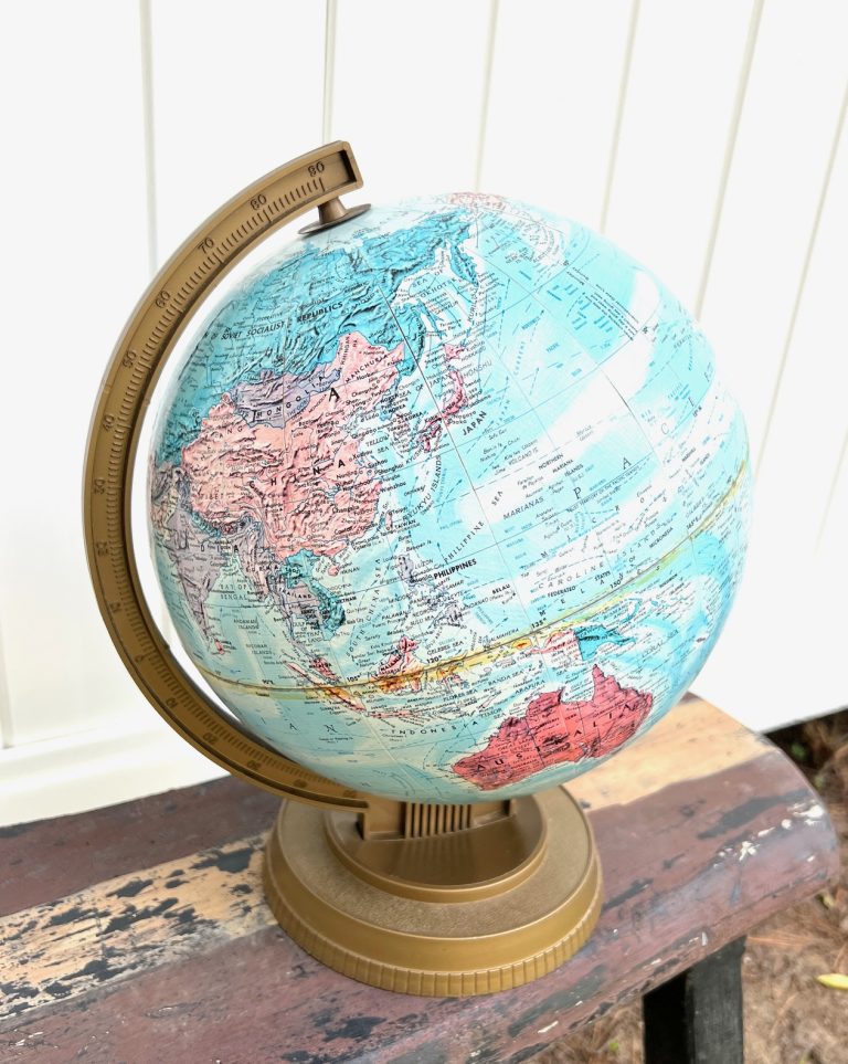 DIY Thrifted Pumpkin Globe