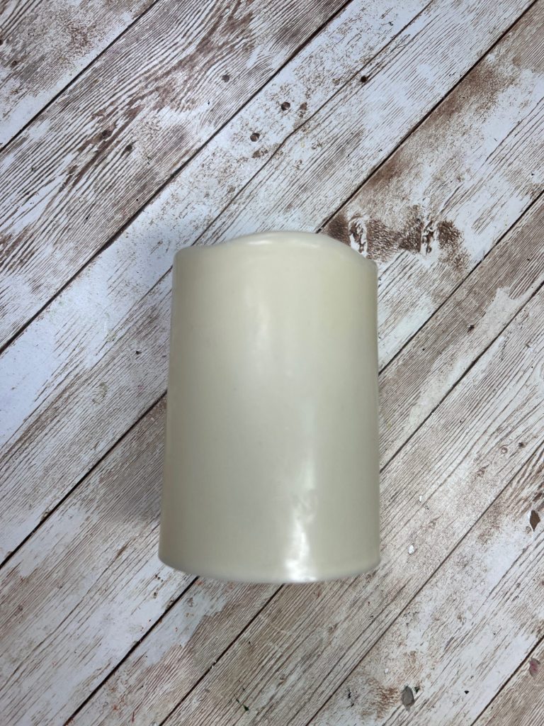 DIY Dollar Tree Snowman Candle