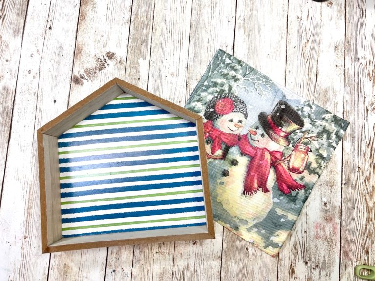 DIY Dollar Tree Snowman House
