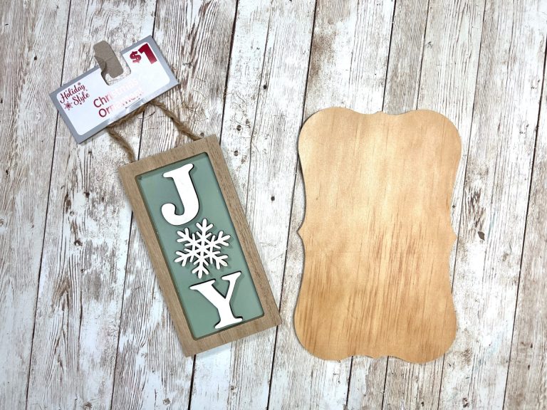 DIY Joy Hanging Sign