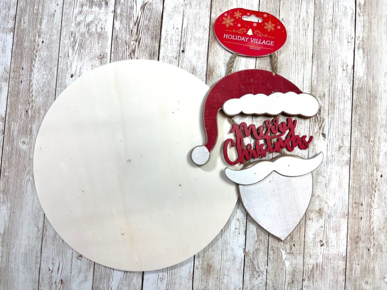 DIY Rustic Santa Sign