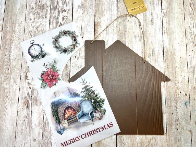 Dollar Tree Cozy House Christmas Sign