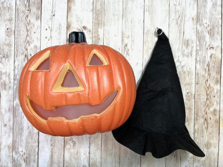 Dollar Tree Witch Pumpkin