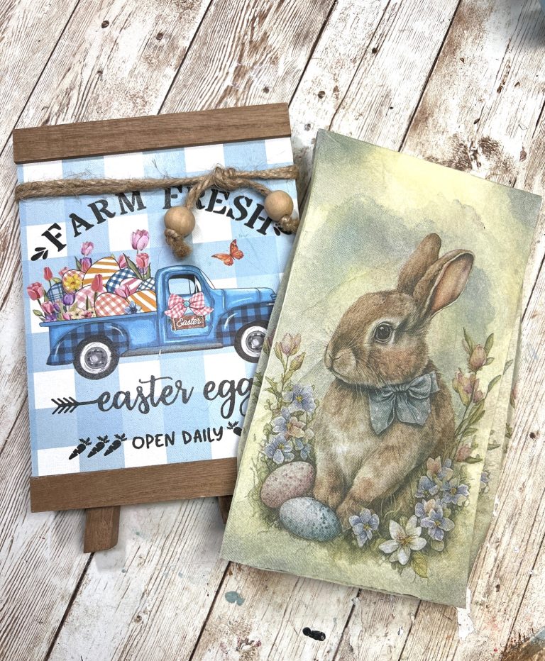 Bunny Easel Makeover