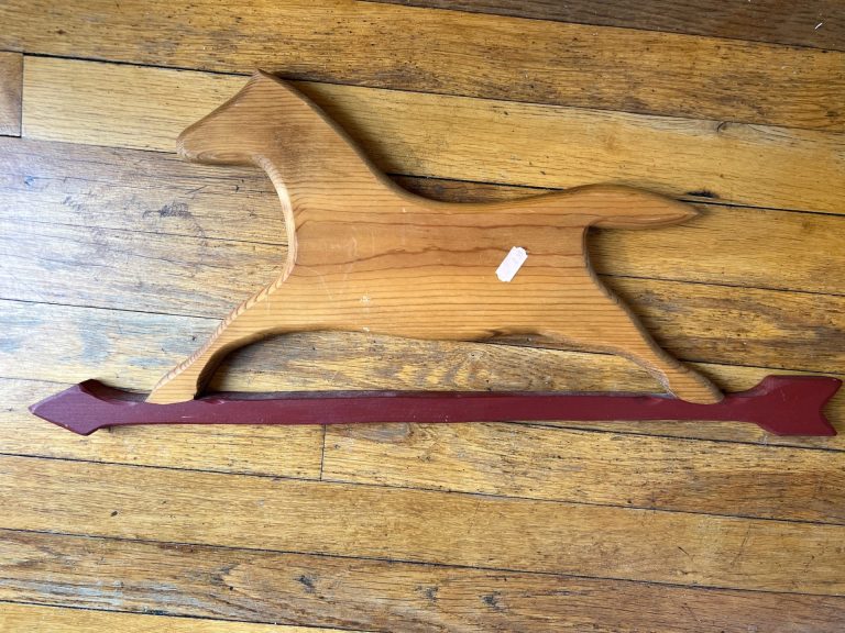 DIY Thrifted Directional Horse